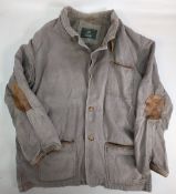 Orvis Zambezi Fishing Jacket, cotton with leather trim size XLT