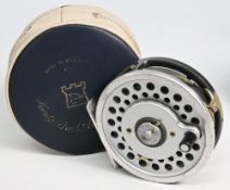Hardy Bros Marquis 8/9 alloy multiplier trout fly reel, 3 5/8