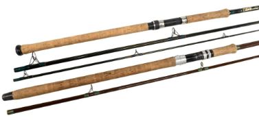 Hollow glass 10ft spinner on Hardy blank, 27