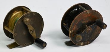 S Allcock & Co Redditch brass winch, 2 ½