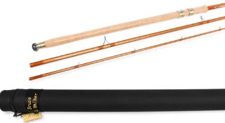 Fine Bruce & Walker Hexagraph Golf Finish float rod built by Chris Ward Custom Rods, 12ft 6