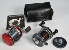 Abu Garcia 6600 BCX multiplier reel, with thumb bar, level wind and star drag, with oiler in early