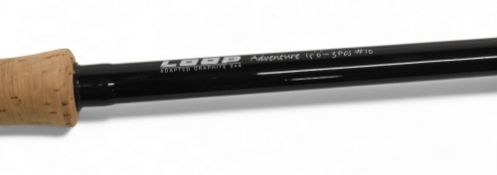 Loop Sweden Adventure adapted graphite 2.4 carbon salmon fly rod, 15ft 3pc line 10#, 22