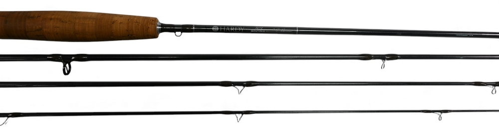 Hardy Alnwick Jet Sintrix carbon trout fly rod, 7ft 6" 4pc line 3#, alloy double uplocking reel seat - Image 2 of 3