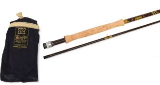 Hardy Alnwick Richard Walker Reservoir Superlite hollow glass trout fly rod, 9ft 3