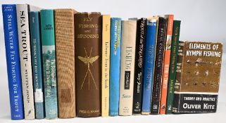A collection of Fishing Books comprising of Elements of Nymph Fishing Theory and Practice 1966
