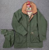 Fine Musto Country Highlands Fishing/Hunting Long Jacket with Gore-Tex fabric, with detachable hood,