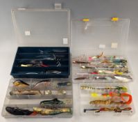 Good collection of metal spinners, spoons and lures, makers include Kuusamo, Finland, Lucky