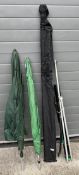 Fishing Accessories: to include Waverlock umbrella, and Ledda umbrella with adjustable spike