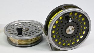Hardy Bros Marquis 8/9 alloy trout fly reel with spare spool, 3 5/8