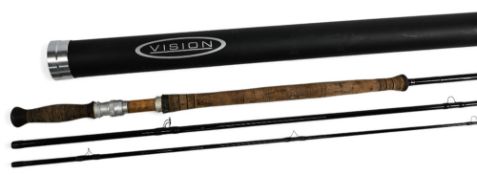 Vision Catapult 115 carbon salmon fly rod 15ft 3pc line 10/11#, 37g, 26