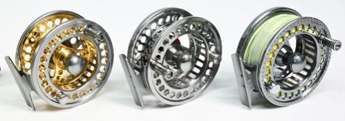 Collection of Sougayilang 5/6 alloy trout reels, 3 ¼