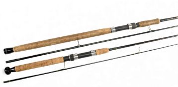 Shakespeare Royalty Salmon bait spin, 11' 2 piece carbon rod, cork handle, screw reel fitting,