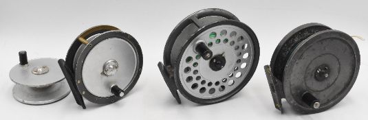 Hardy Viscount 150 alloy trout fly reel, foot slightly reduced to one end, otherwise good, Hardy the