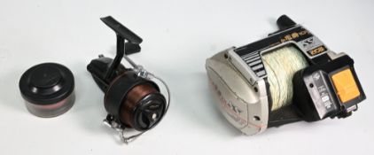 Ryobi Ceratec AD 101 SS electric multiplier reel made in Japan, untested but winds well, 024457