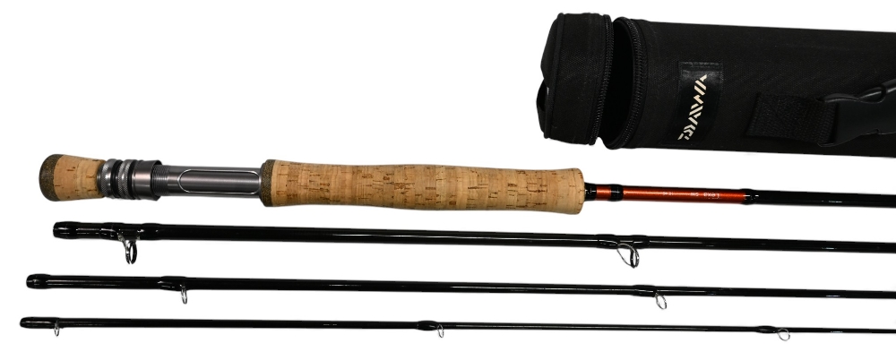 Daiwa Lexa SW Stillwater Special carbon trout fly rod, 10ft 4pc line 8# alloy double uplocking