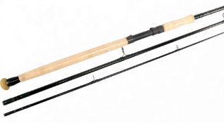 Shakespeare Royalty Salmon bait spinning rod, 12' 3 piece carbon, lined guides, shrink wrap cork