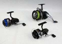 Garcia Mitchell 330 vintage spinning reel, finger dab bail, turns well, some marks to finish, a