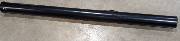 The Silver Fin Rod Tube: a large tube - #170cm long x 10cm with strap, in good used condition