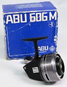 Abu 506M closed face match reel LHW, working handle drag, in original box, with instructions and