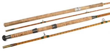 Fosters of Ashbourne split cane rods as follows: The Brigg 8ft 2pc boat rod, 24