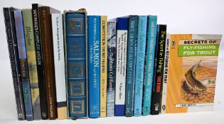 Fishing Books to include Secrets of Fly-Fishing for Trout 1998 Ian Ball, The Sport in Fishing 1979