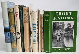 A Collection of Fishing Books and Publications to include Trout Fishing 1959 H.D Turing, How to