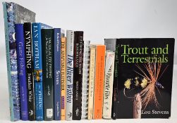 A Collection of Fishing Books to include Trout and Terrestrials 1993 Lou Stevens, 220 Favourite