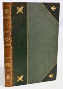 The Moor and the Loch 1840 John Colquhoun A quarter leather bound hardcover book, with marble end