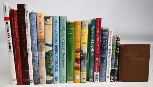 A collection of Fishing Books comprising of Lets Go Fly Fishing 1950 L.E Russell, Rainbow trout