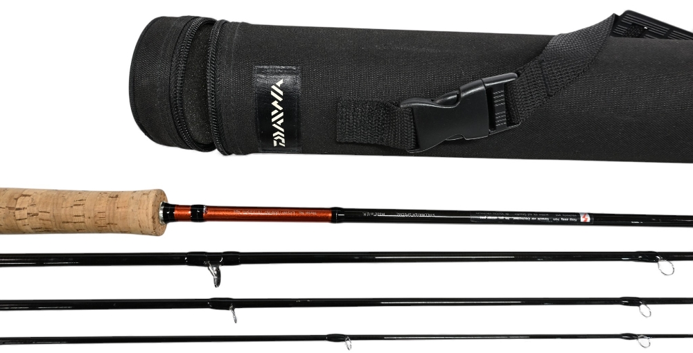 Daiwa Lexa SW Stillwater Special carbon trout fly rod, 10ft 4pc line 8# alloy double uplocking - Image 3 of 4