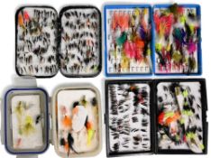 Collection of still water flies: made up from lures and buzzers as follows: Fox box. Richard