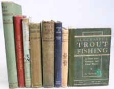 A collection of vintage Fishing Books comprising of Successful Trout Fishing in Dead Low, Ordinary