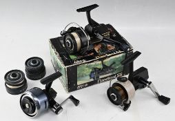 Abu Cardinal 55 rear drag reel, foot stamp 800804, anti-back wind peg removed, retains most original