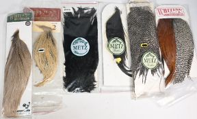 Collection of 7x Genetic Capes as follows 1x Black Metz full cape, 1x Grizzle Metz full cape, 1x