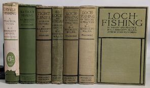 Collection of R C Bridgett M A Fishing Books, all in matching green cloth boards, titles incl