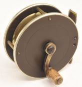 Rare Victorian ebonite and brass crank wind winch 3