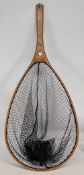 Hardy laminated wooden salmon landing net, hoop size 24