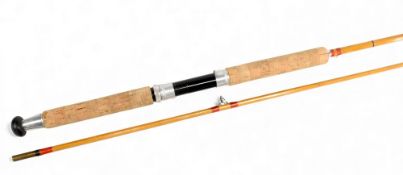Mark Jabalé: split cane 9ft 2pc spinning rod, 20