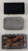 Collection of vintage/modern salmon flies, steel eyed examples up to 2 ¾