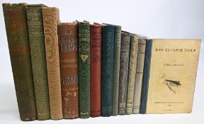 Vintage Fishing Books to include How to Catch Trout 1888 Three Anglers, Notes of a Fly Fisher: An