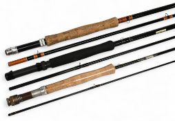 Fibatube Alnwick graphite carbon trout fly rod, 7ft 6