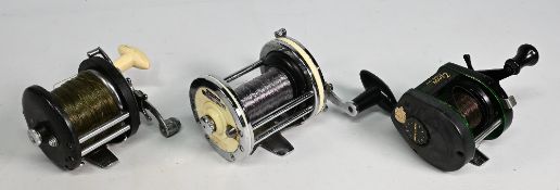 Abu Ambassadeur Mag 2 multiplier reel, free spool, level wind and drag adjuster, a Garcia Mitchell