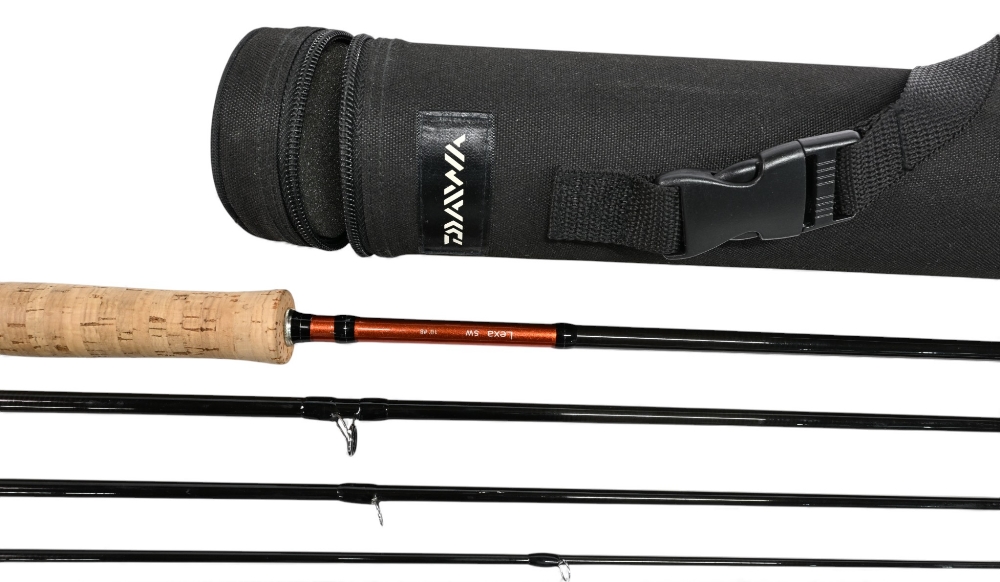 Daiwa Lexa SW Stillwater Special carbon trout fly rod, 10ft 4pc line 8# alloy double uplocking - Image 2 of 4