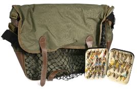 Hardy Alnwick black japanned fly tin, 7