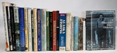 A collection of Fishing Books and Publications comprising of A Fisherman's Diary 1969 Oliver Kite,