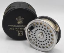 Hardy Bros Marquis Salmon No 1 alloy fly reel with rear adjuster, alloy foot, quick release spool,