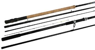 Nash Outlaw carbon pike/carp rod, 12ft 2pc, 2 1/2lb T/C, composite grips, uplocking reel set,