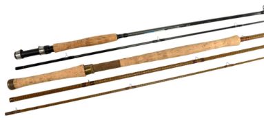 Daiwa Osprey Graphite Coil salmon fly rod Gcf 14, 14ft 3pc line 9/10#, 26