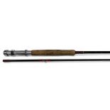 Shakespeare Worcestershire Boron 1726/330 carbon trout fly rod, 11ft 2pc line 65/7# alloy down